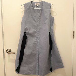 & Other Stories Baby Blue Button Up Dress